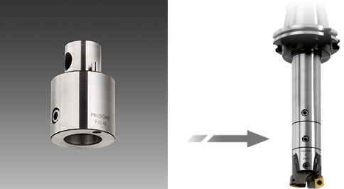 extension, arbor and boring head